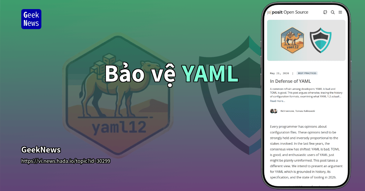 Bảo vệ YAML | GeekNews