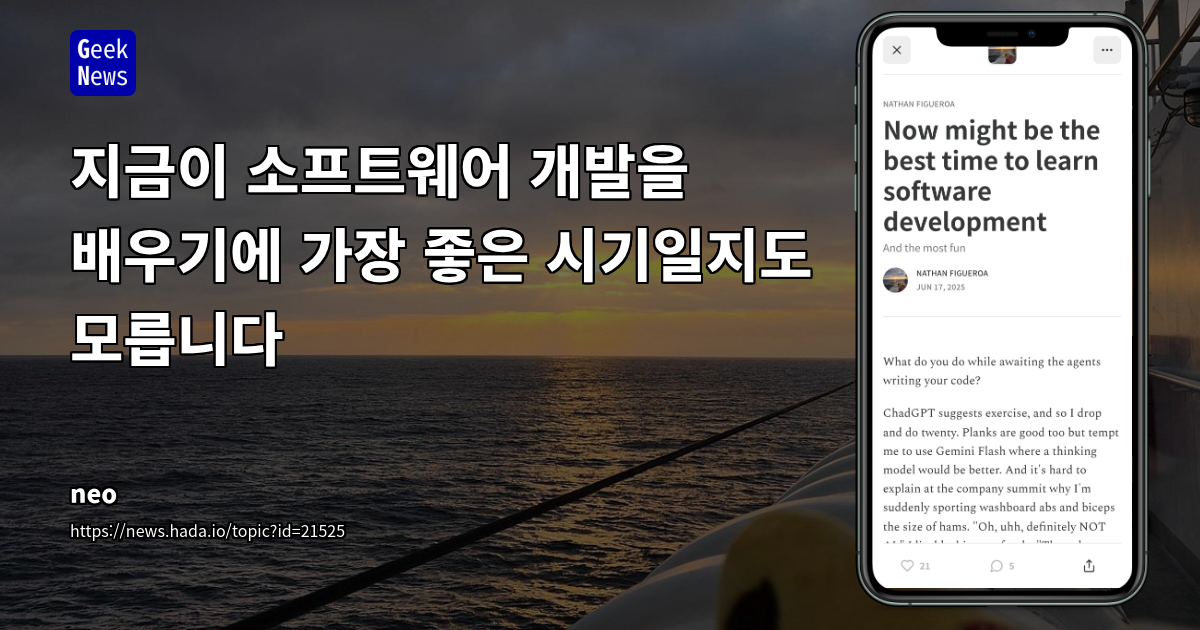 AI 시대, 소프트웨어 개발 학습 및 커리어 전환 전략: 기회와 그림자