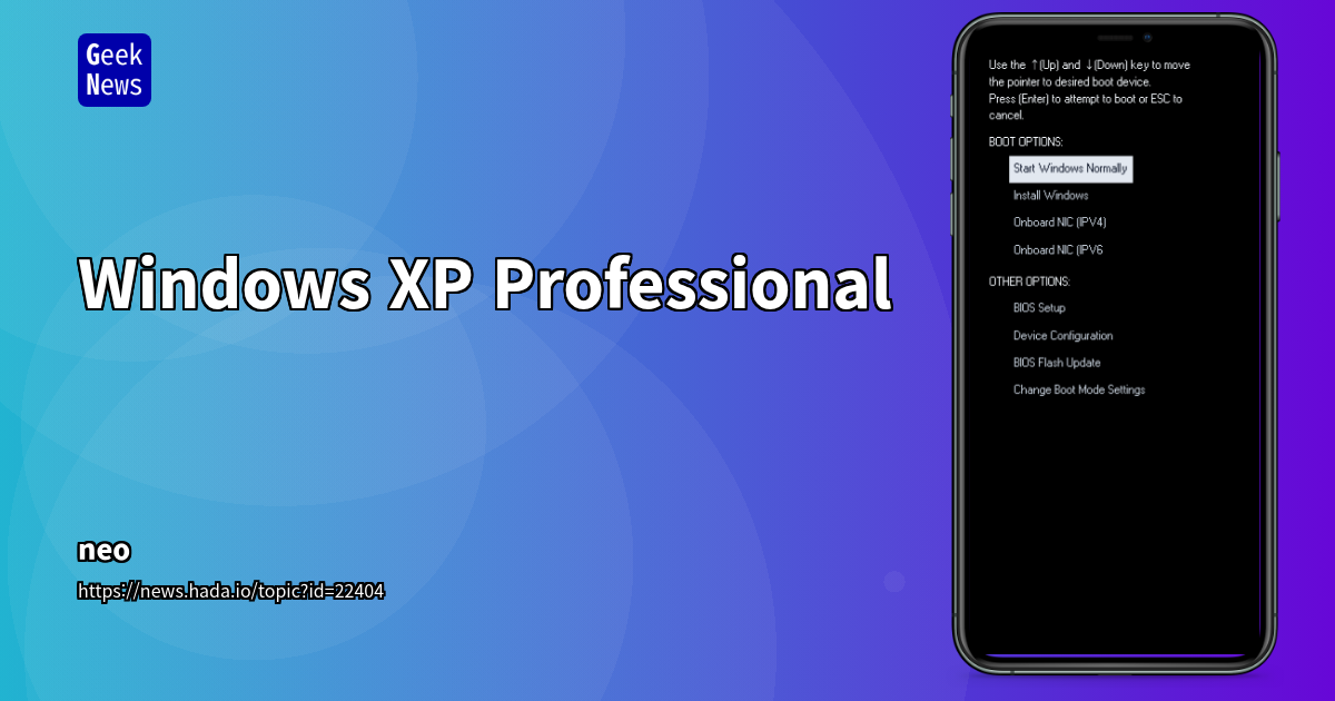 Windows XP Professional