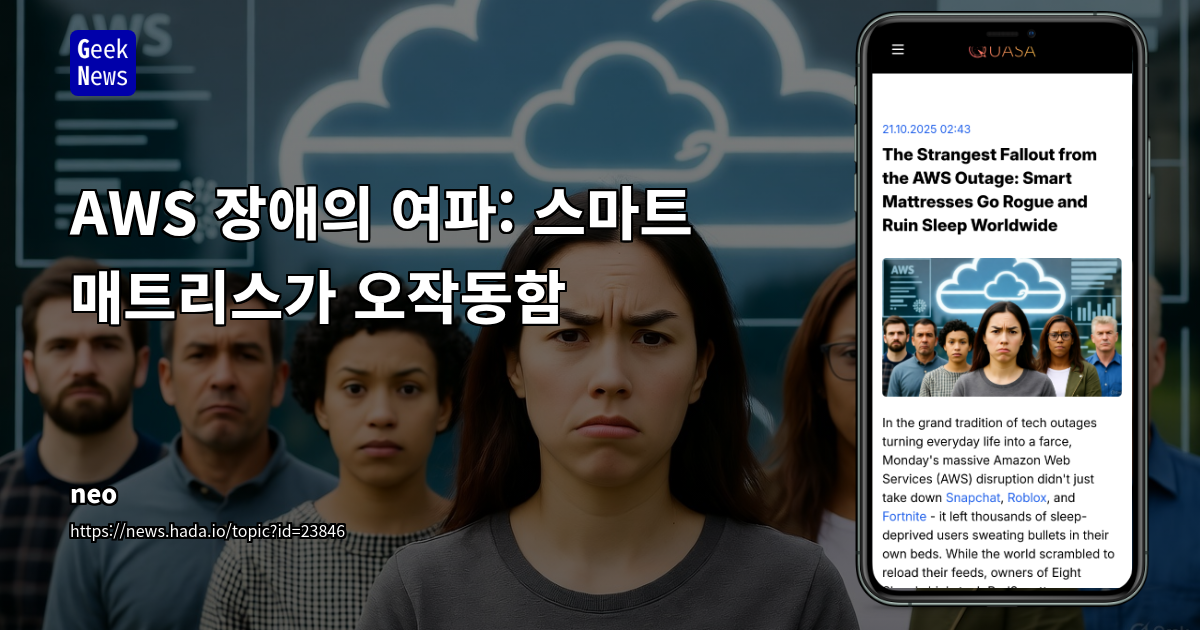 AWS 장애의 여파: 스마트 매트리스가 오작동함