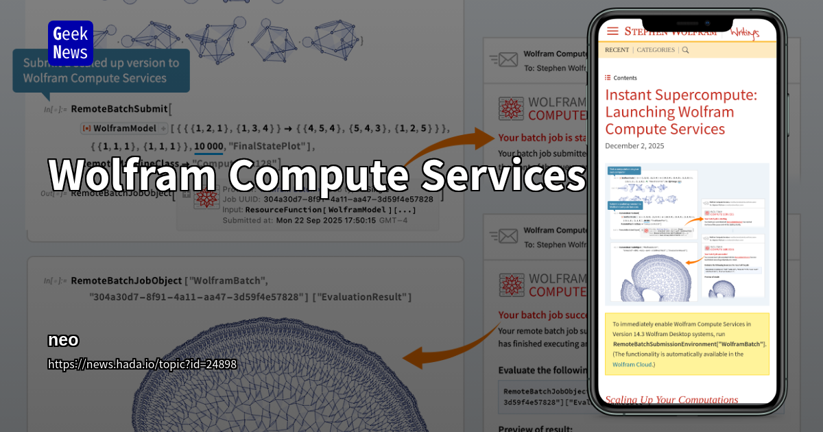 Wolfram Compute Services