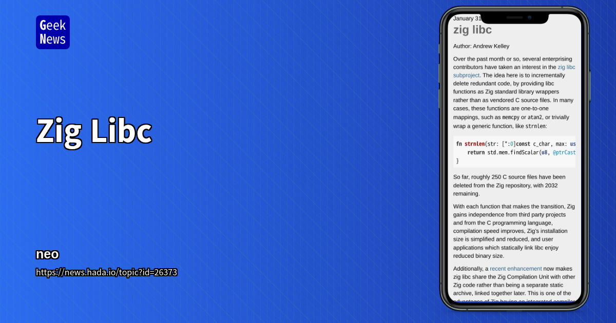 Zig Libc