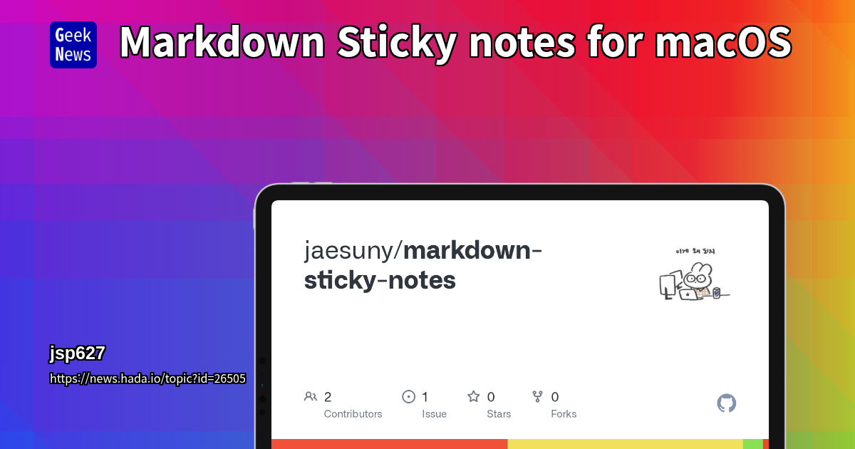 Show GN: Markdown Sticky notes for macOS