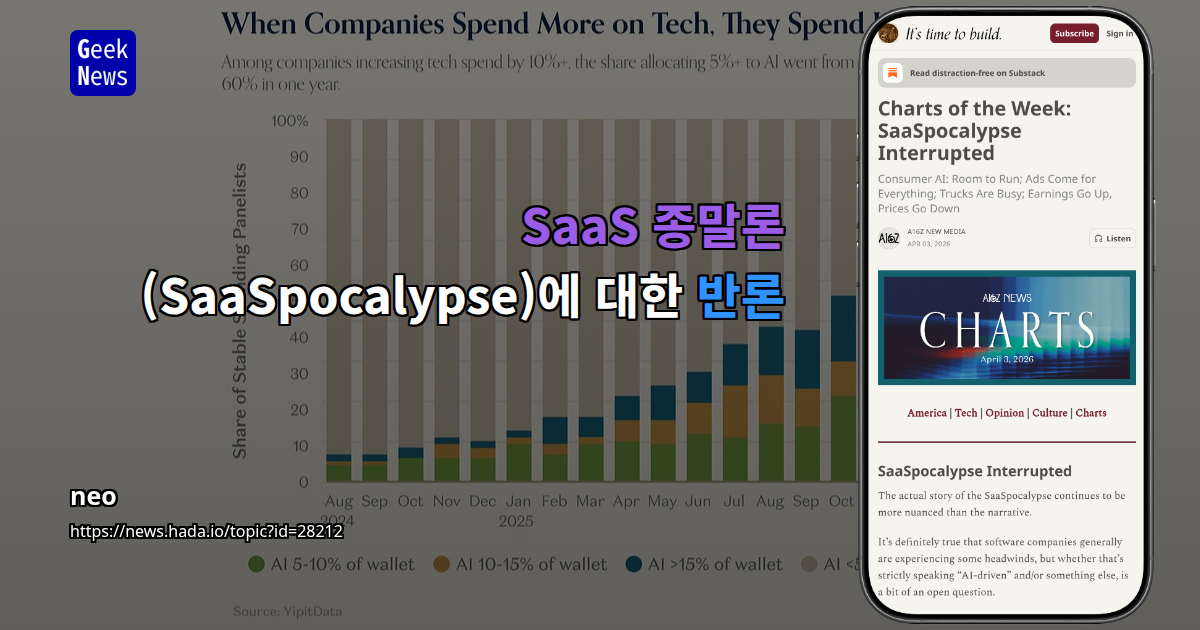 SaaS 종말론(SaaSpocalypse)에 대한 반론