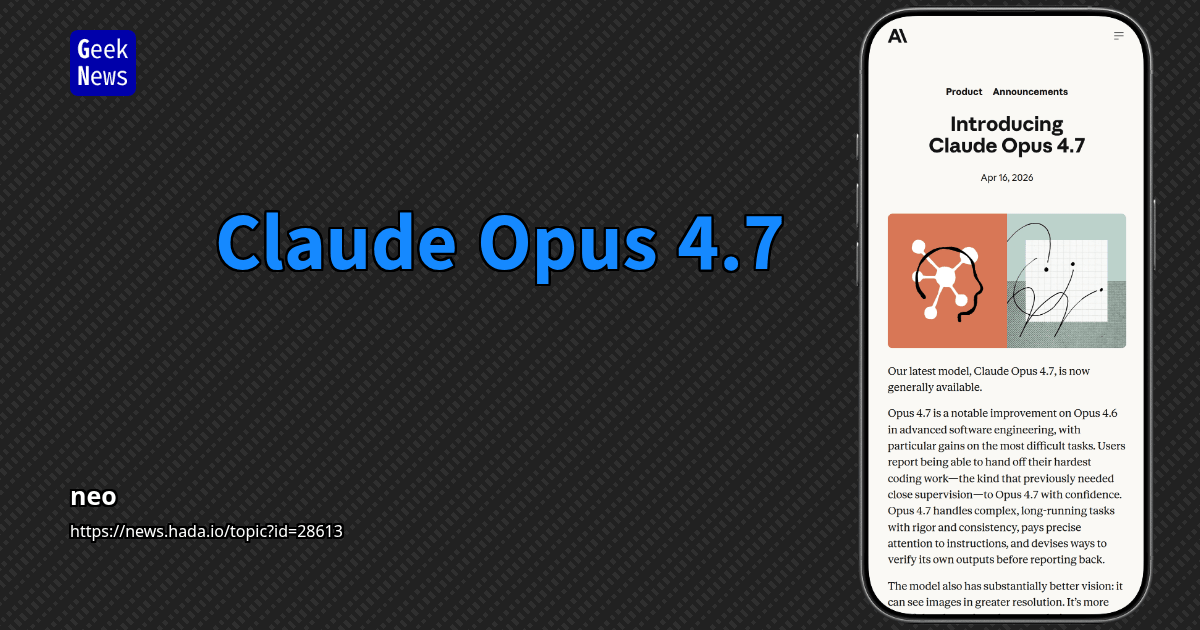 Claude Opus 4.7
