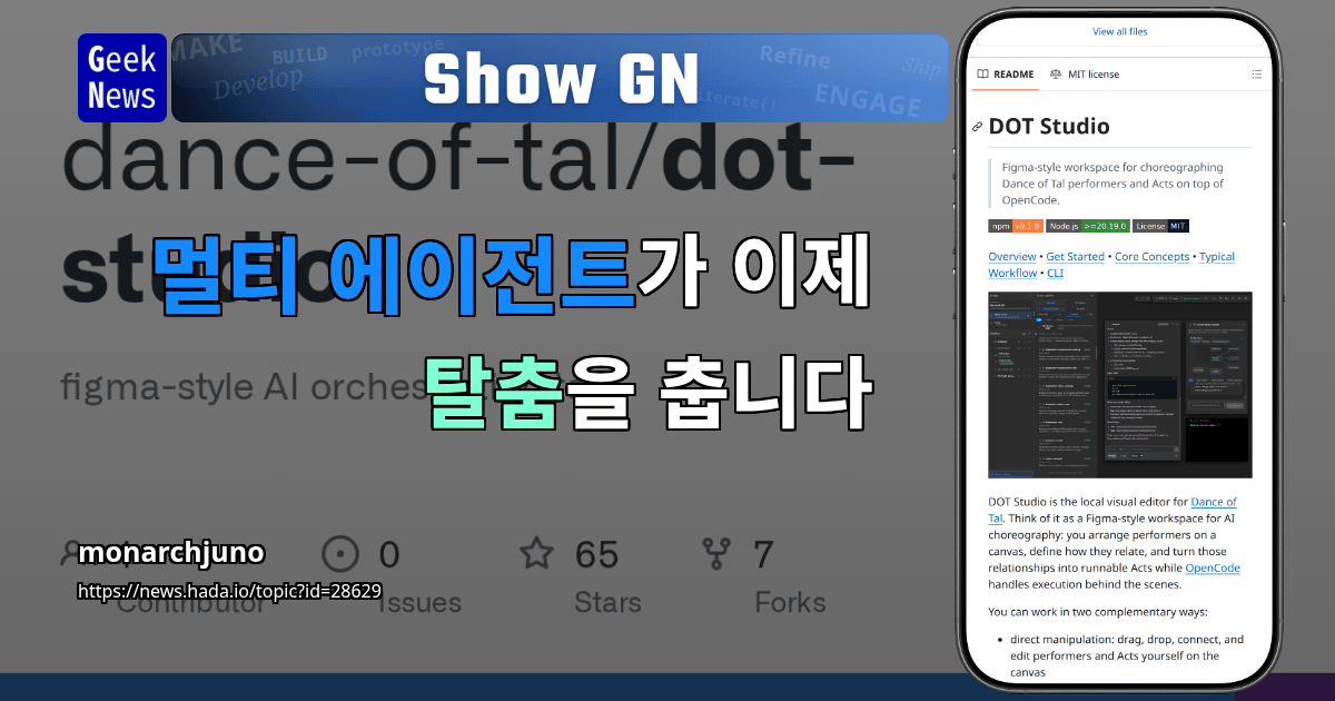 Show GN: 멀티 에이전트가 이제 탈춤을 춥니다