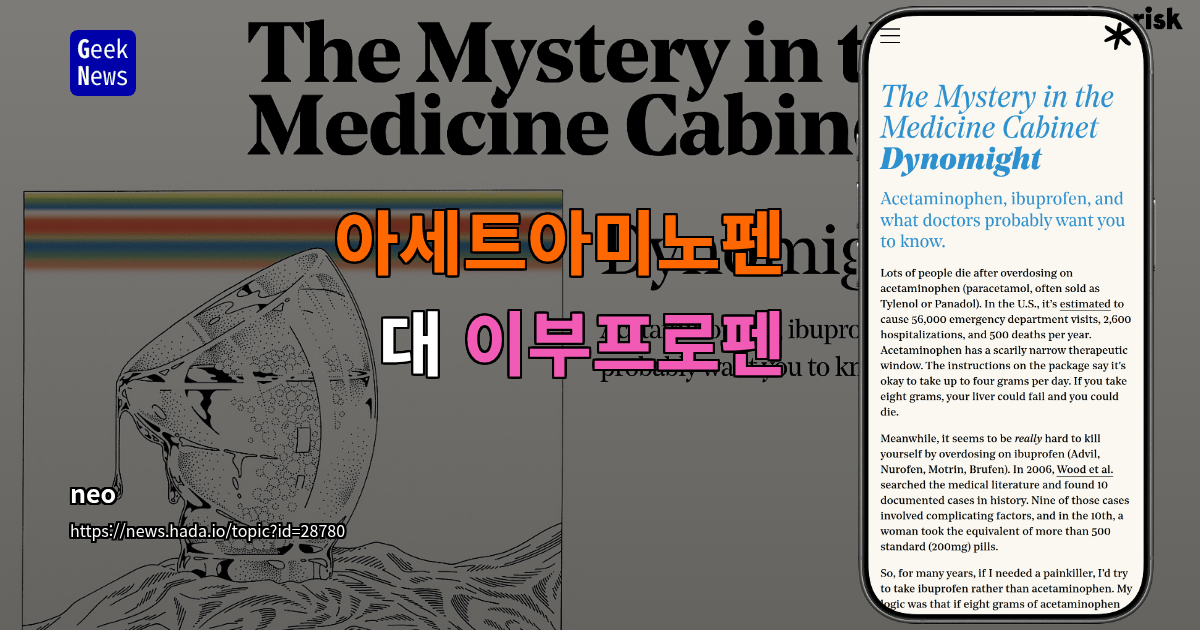 아세트아미노펜 대 이부프로펜