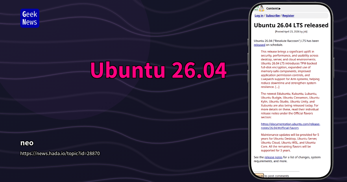 Ubuntu 26.04