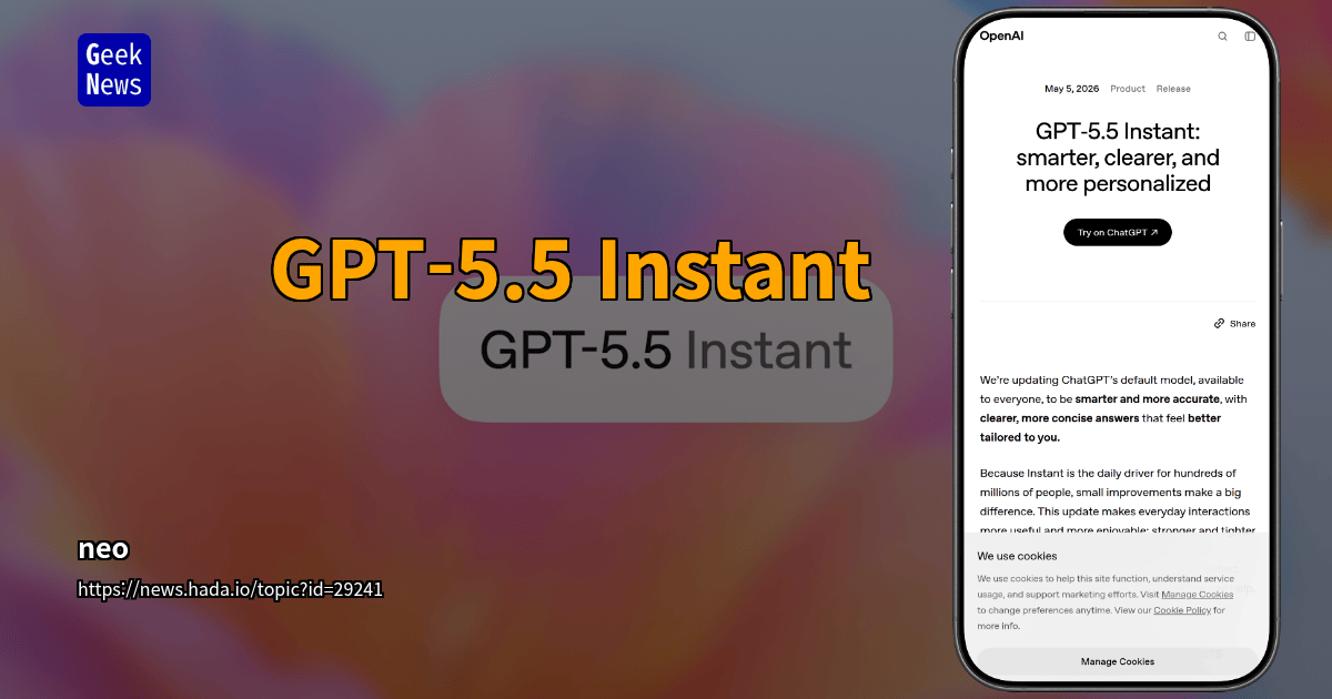 GPT‑5.5 Instant