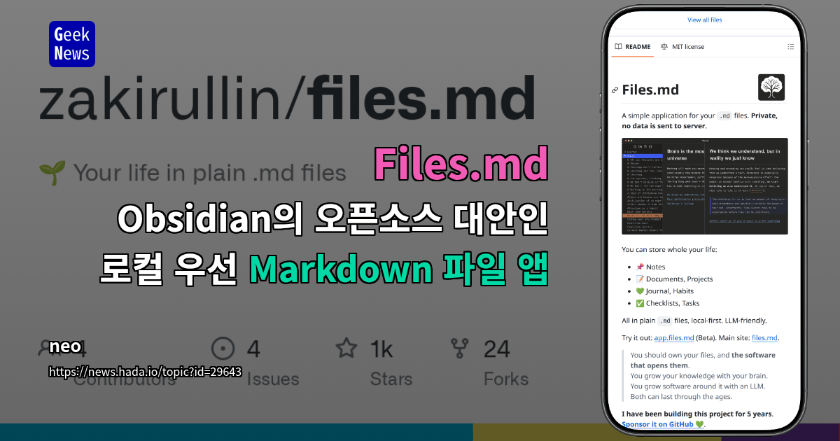 `Files.md`, a Local-First Markdown PWA Alternative to Obsidian