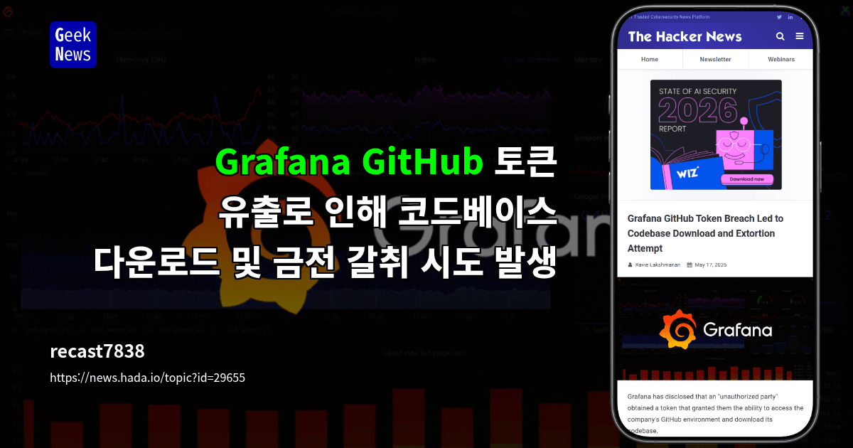 `Grafana` GitHub Token Leak Led to Source Download and Extortion Attempt