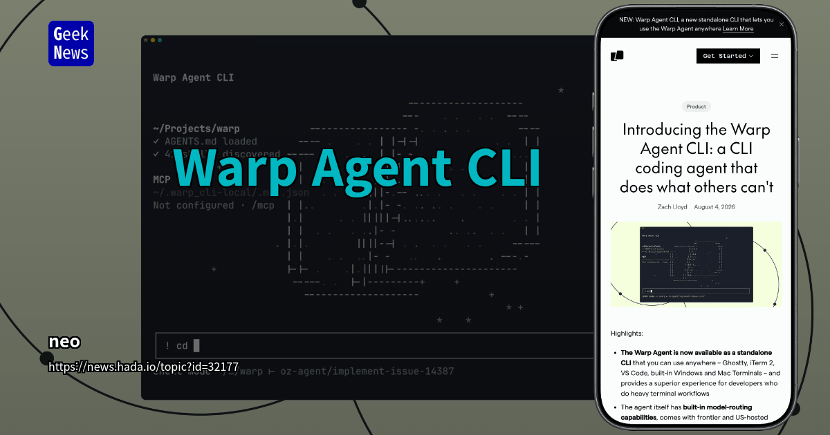 Warp Agent CLI