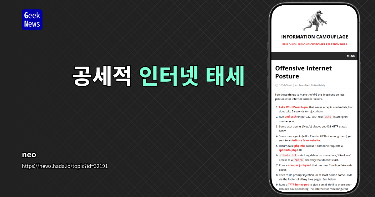 공세적 인터넷 태세