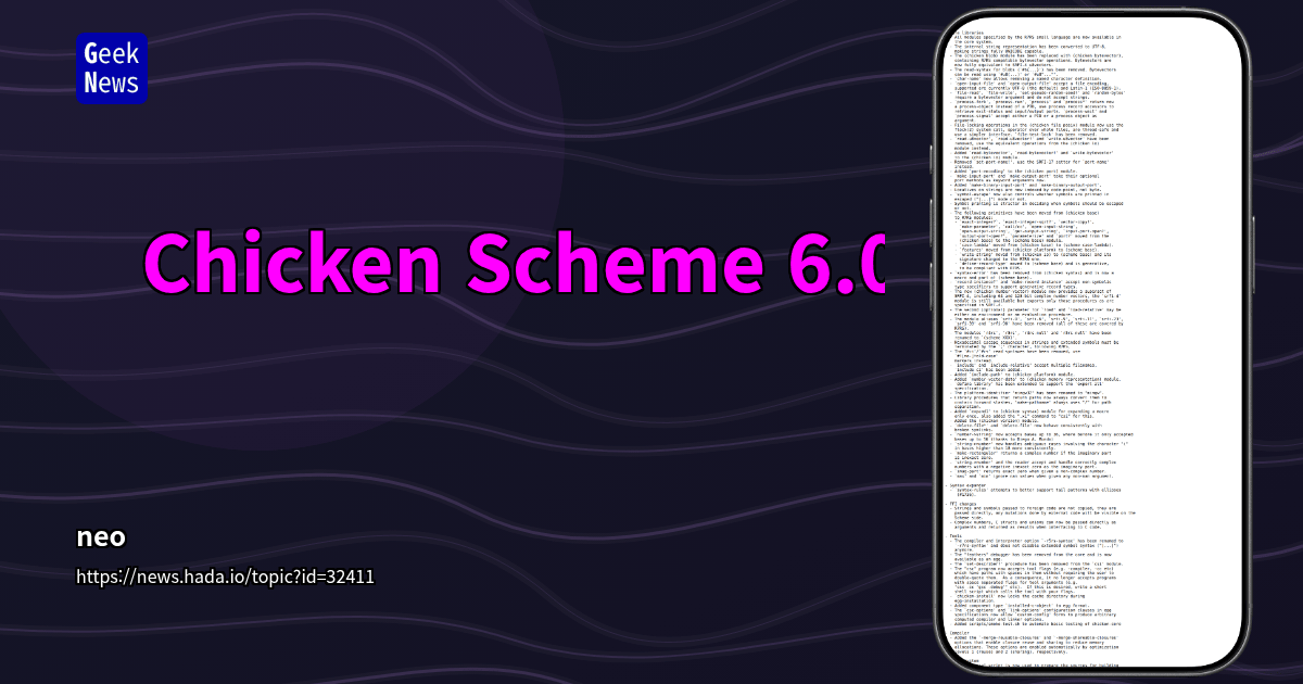 Chicken Scheme 6.0