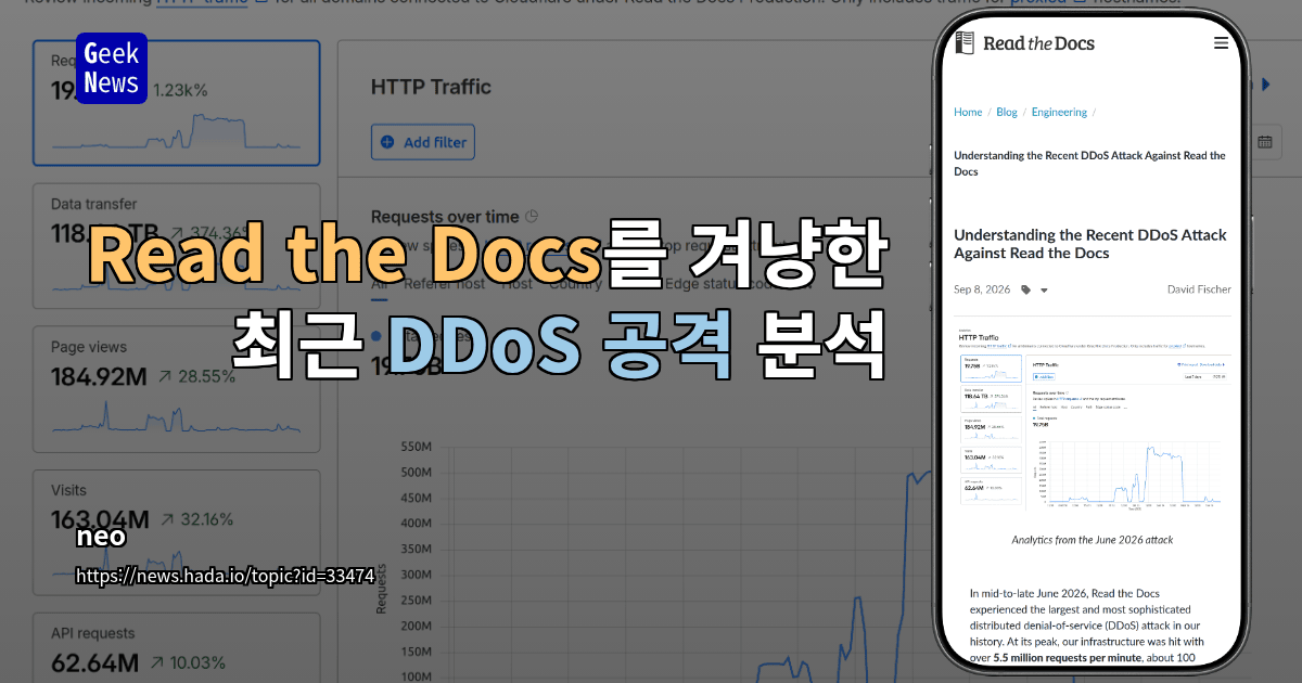 Read the Docs를 겨냥한 최근 DDoS 공격 분석