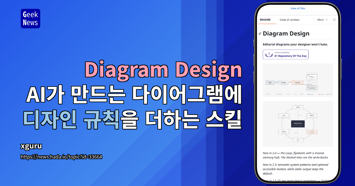 Diagram Design - AI가 만드는 다이어그램에 디자인 규칙을 더하는 스킬