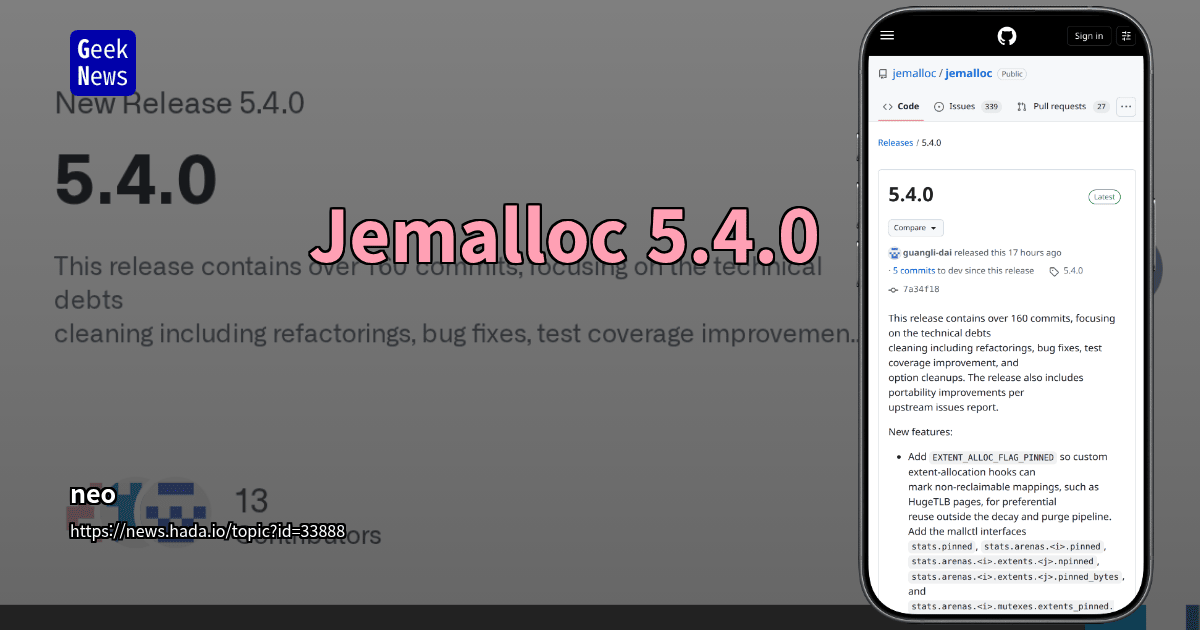 Jemalloc 5.4.0