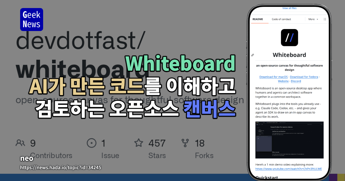Whiteboard (YC W26) - 신중한 소프트웨어 설계를 위한 오픈소스 IDE