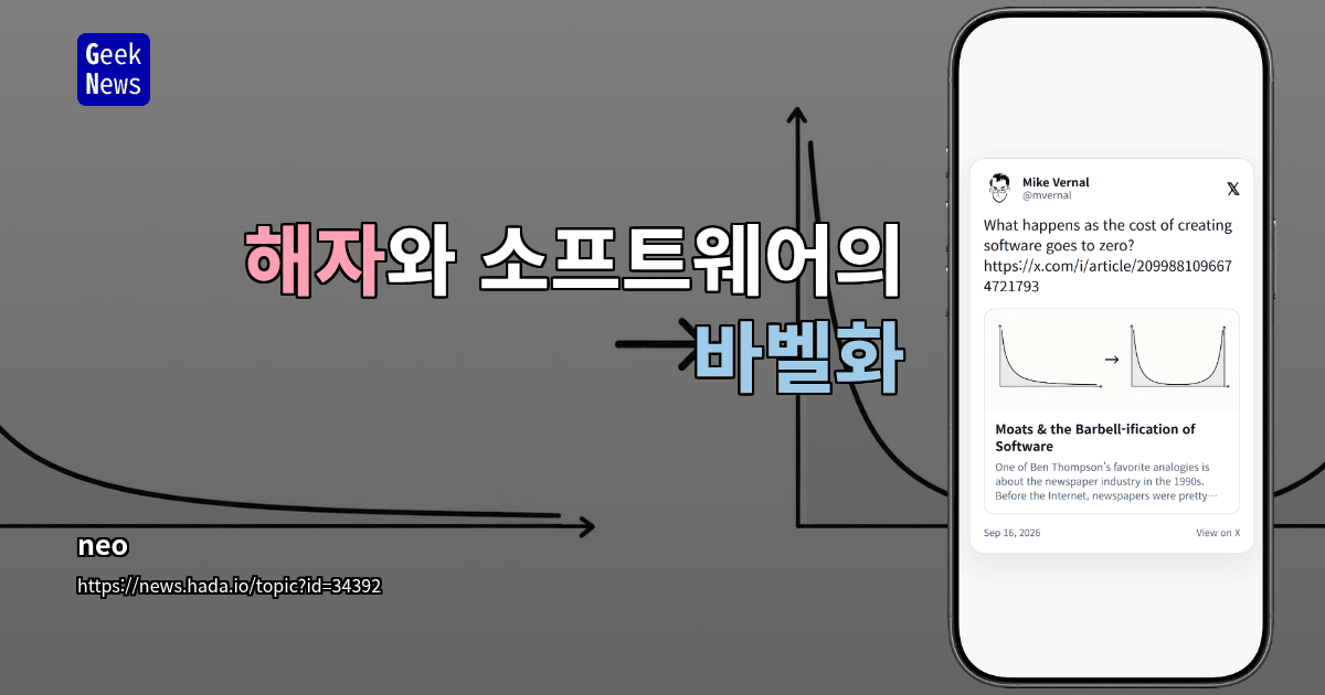 해자와 소프트웨어의 바벨화