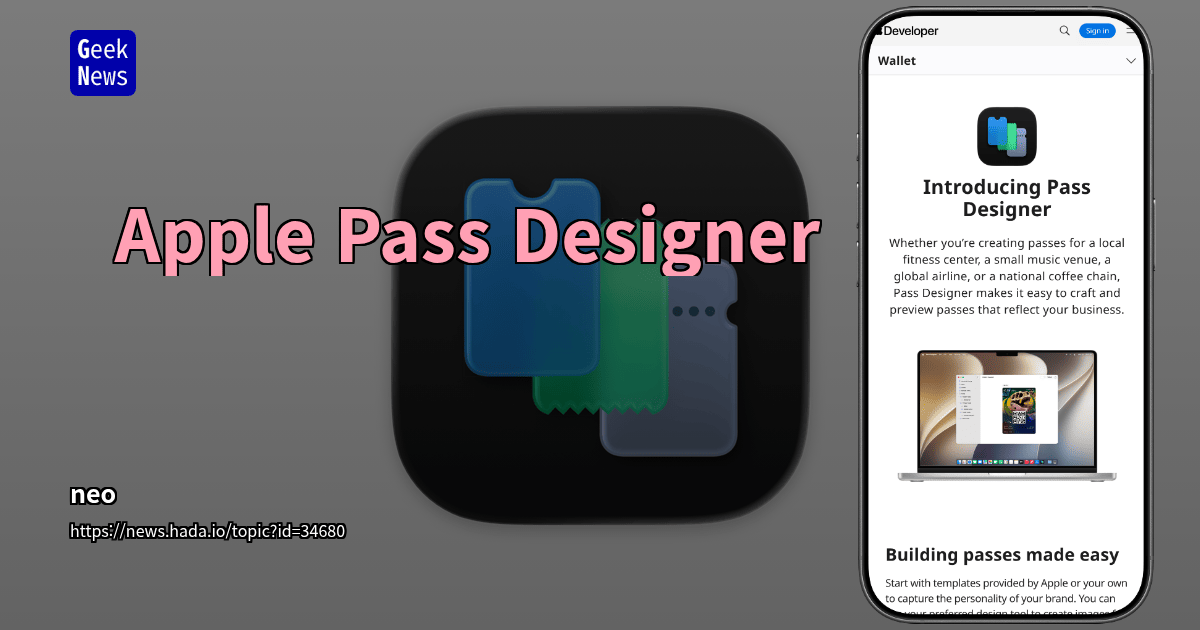 Apple Pass Designer
