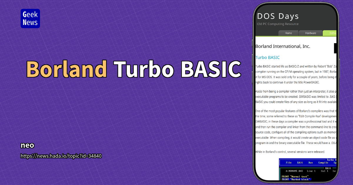 Borland Turbo BASIC