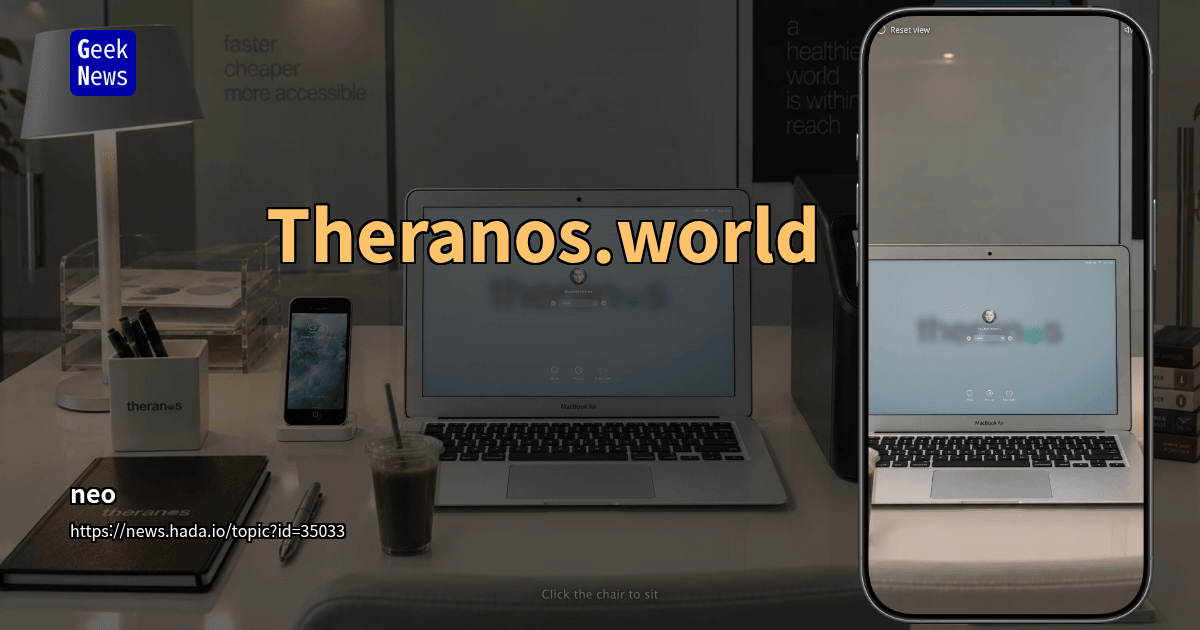 Theranos.world