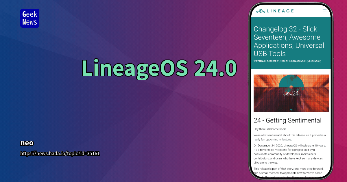 LineageOS 24.0