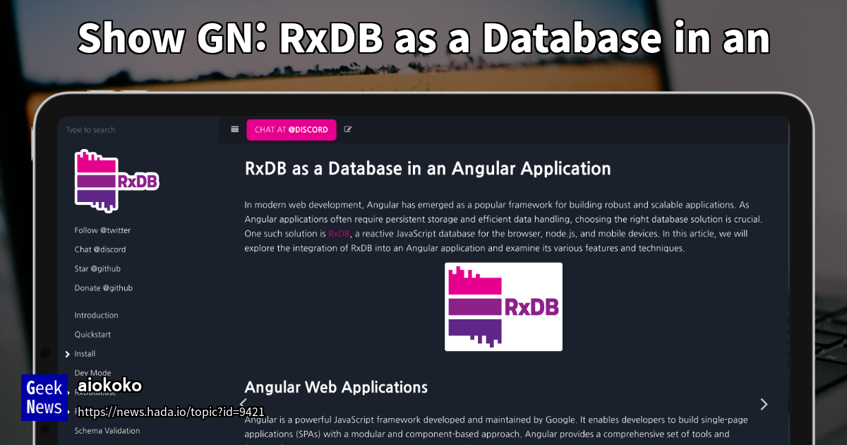 Using Rxdb As An Embedded Database – MOPDP